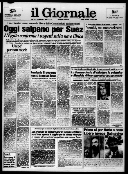 Il giornale : quotidiano del mattino